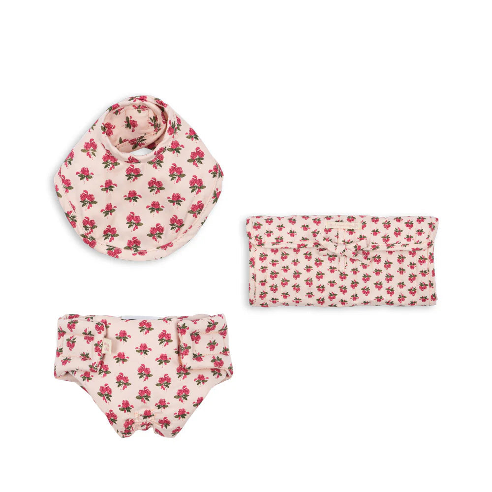 KONGES SLOJD DOLL NURSERY SET: ROSIE ROSE