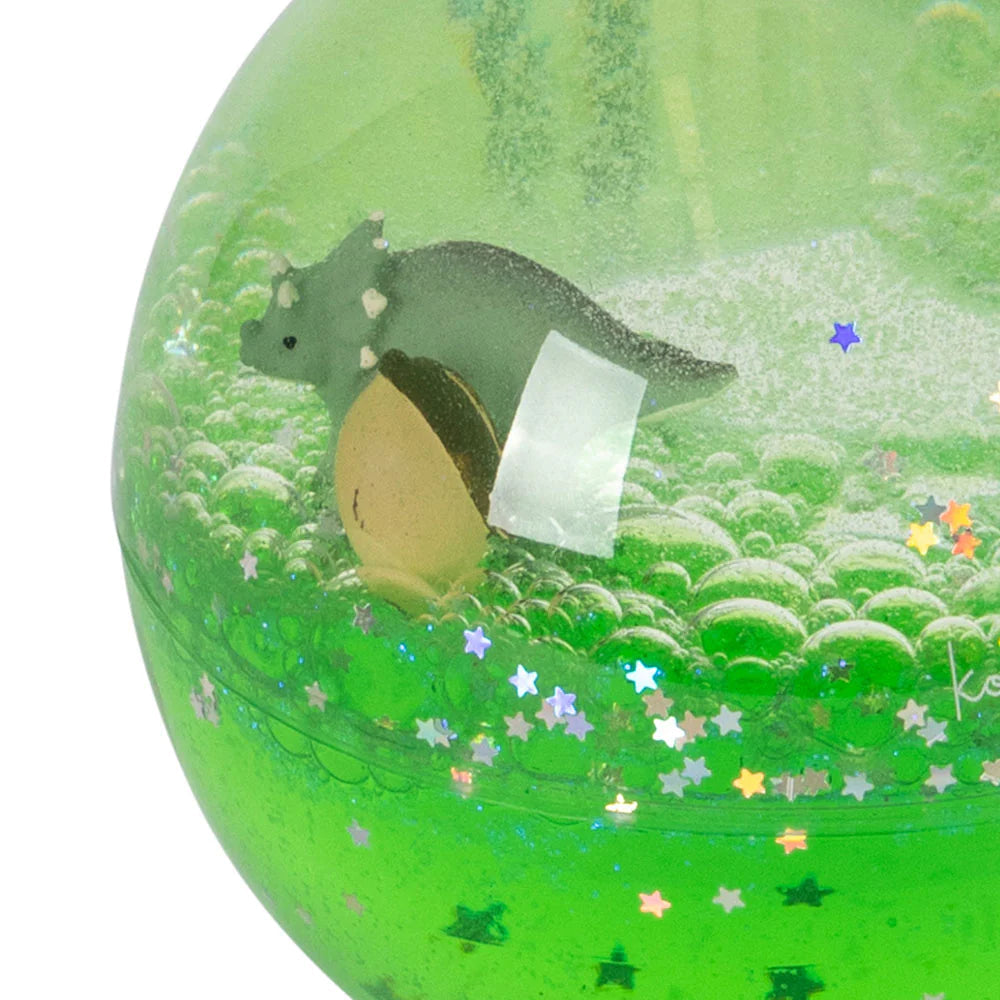 KONGES SLOJD GLITTER BOUNCING WATER BALL: LEMON