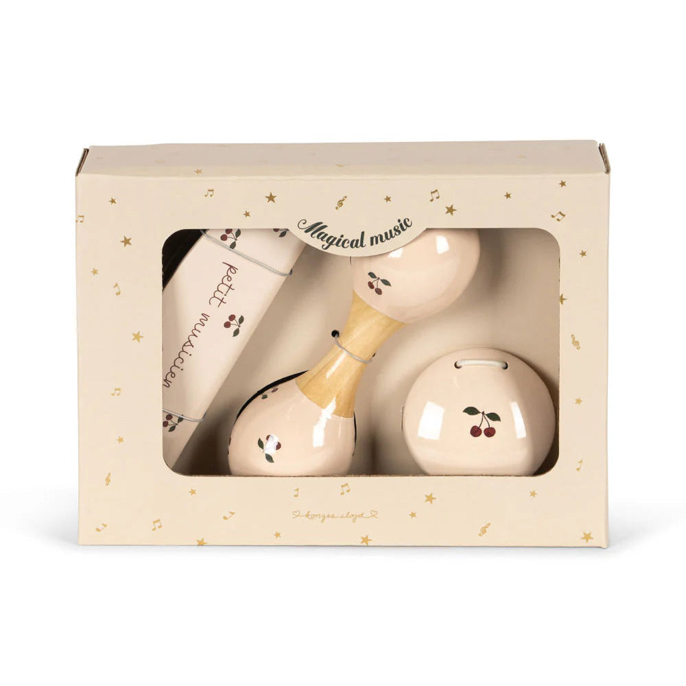 KONGES SLOJD MUSIC SET PETIT: CHERRY GLOSSY