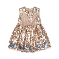 KONGES SLOJD STARLA SEQUIN DRESS: BRAZILLIAN SAND