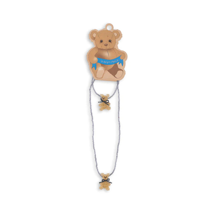 KONGES SLOJD TEDDY NECKLACE &amp; BRACELET 2PC: CAPTAIN&