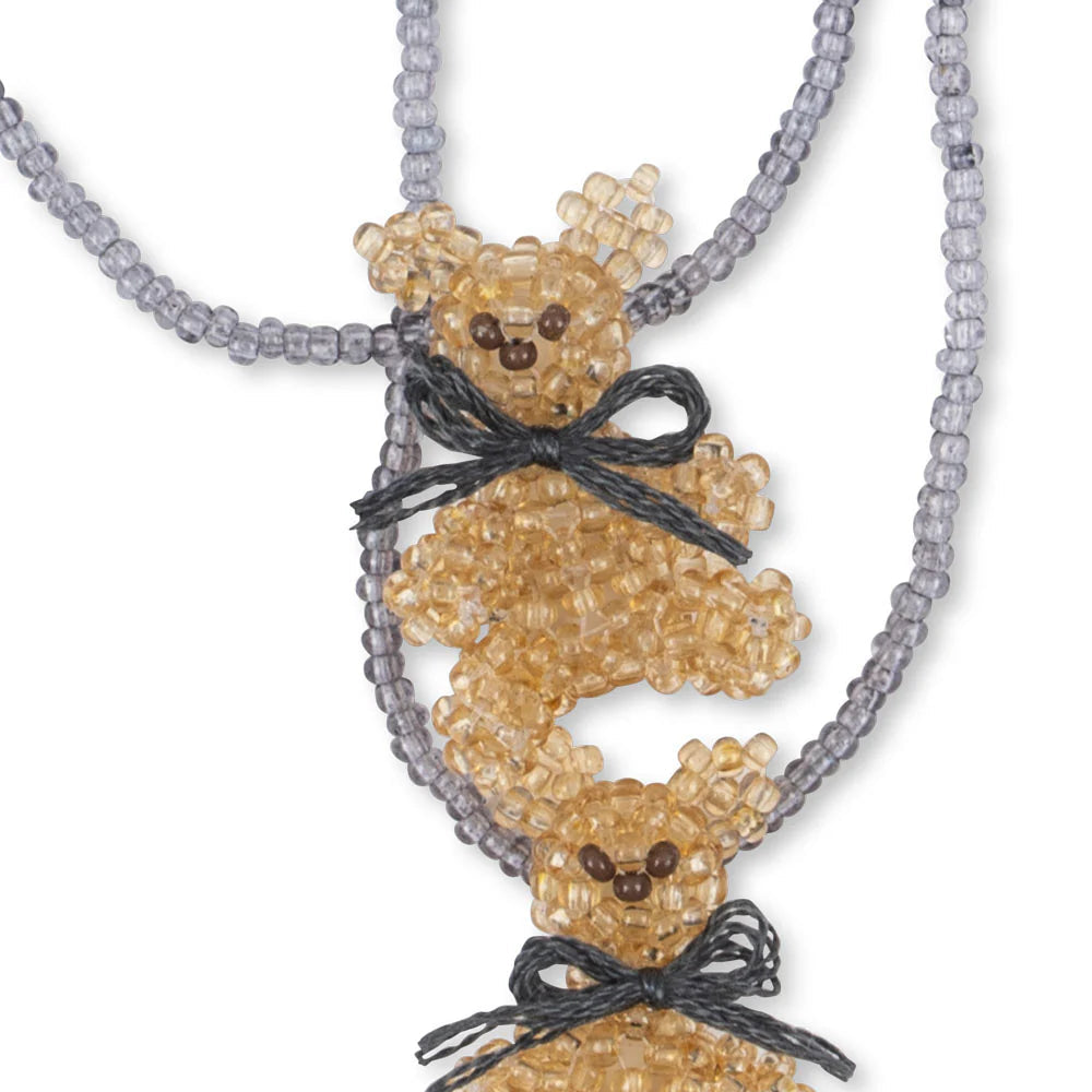 KONGES SLOJD TEDDY NECKLACE & BRACELET 2PC: CAPTAIN'S BLUE