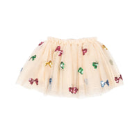 KONGES SLOJD YVONNE SKIRT: BOW COLORE