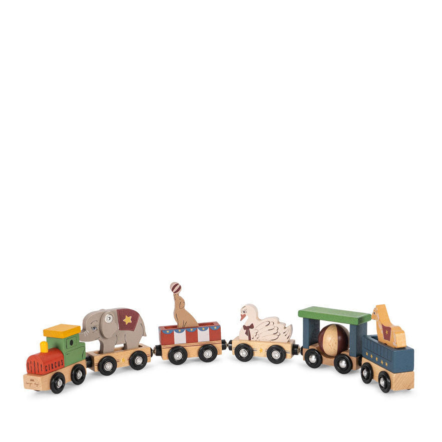 Konges Sløjd Wooden Animal Train Multi