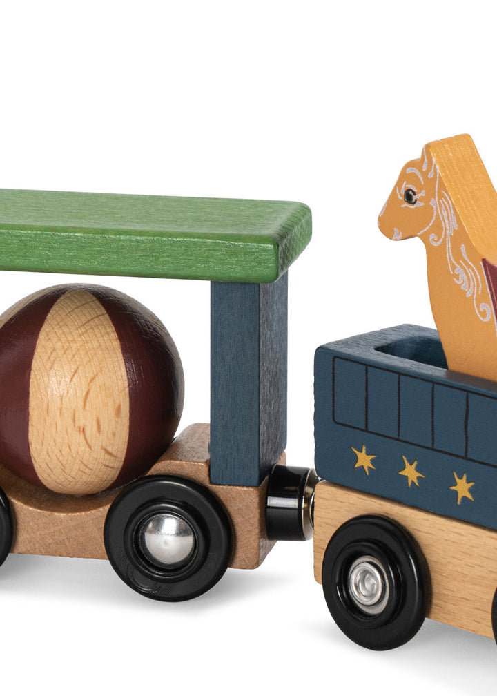 Konges Sløjd Wooden Animal Train: Multi - packshot
