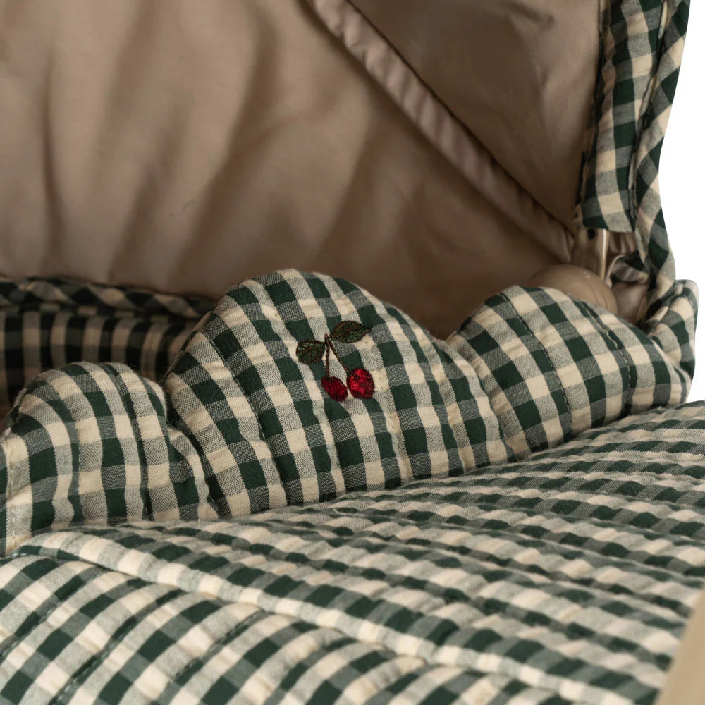 KONGES SLOJD CHEEKY DOLL PRAM: SMOKE PINE CHECK
