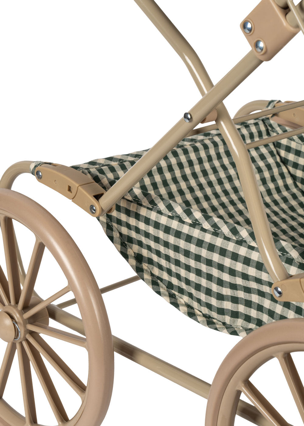 Konges Sløjd Cheeky Doll Pram Smoke Pine Check packshot