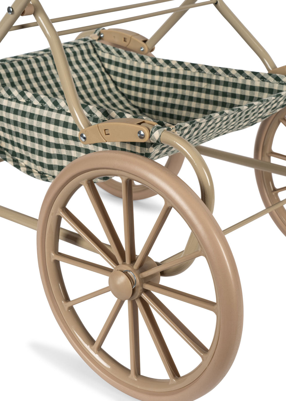Konges Sløjd Cheeky Doll Pram Smoke Pine Check packshot