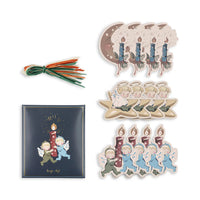 KONGES SLOJD CHRISTMAS GIFT TAGS 12 PK: LUCIA/LUNA