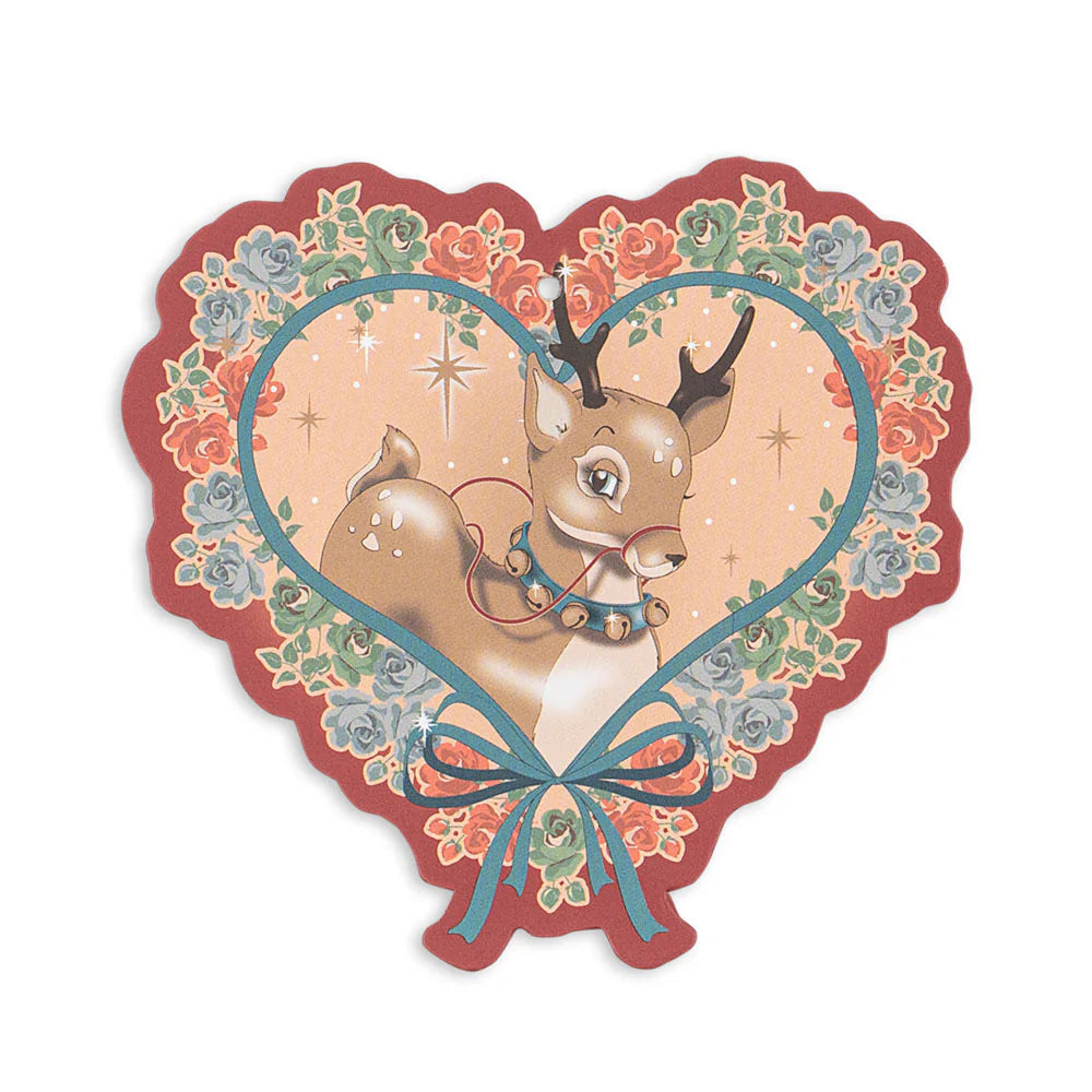 KONGES SLOJD CHRISTMAS GIFT TAGS 12 PK: DEER DIARY/TEDDY