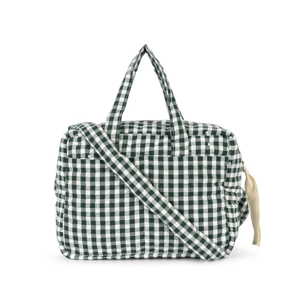 KONGES SLOJD DOLL BAG: GREEN CHECK