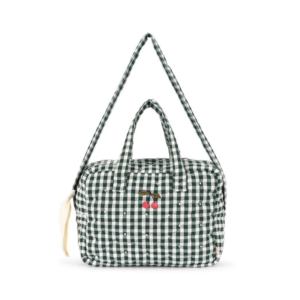 KONGES SLOJD DOLL BAG: GREEN CHECK