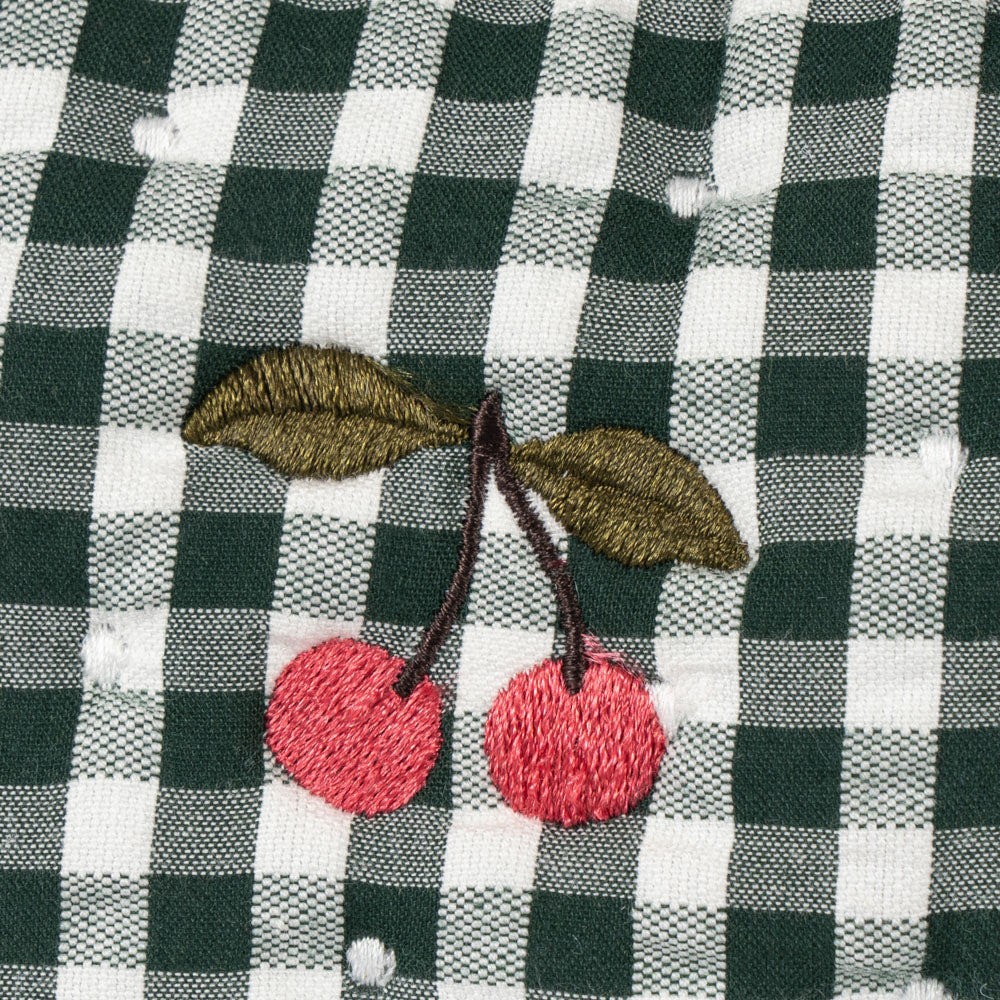 KONGES SLOJD DOLL BAG: GREEN CHECK