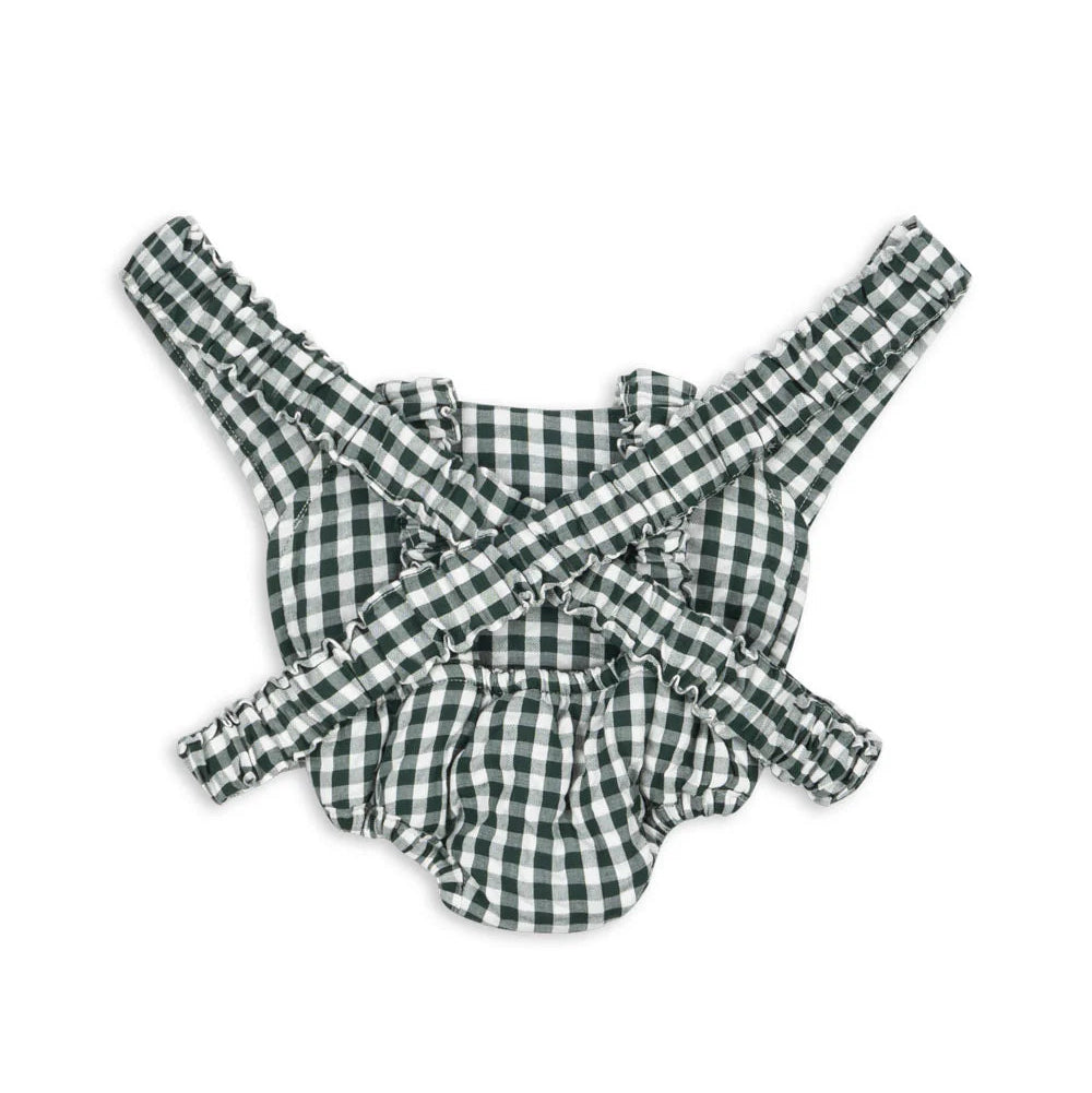 KONGES SLOJD DOLL CARRIER: GREEN CHECK