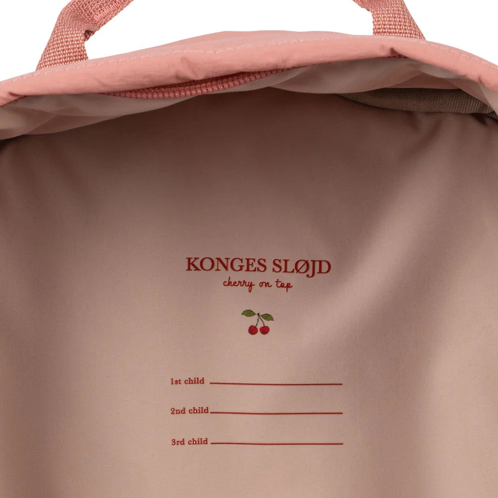 KONGES SLOJD JUNO QUILTED SEQUIN BACKPACK MIDI: ROSETTE