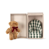 KONGES SLOJD KALLE TINY TEDDY: GREEN CHECK