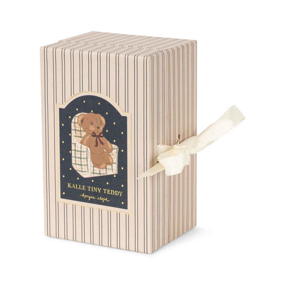 KONGES SLOJD KALLE TINY TEDDY: GREEN CHECK