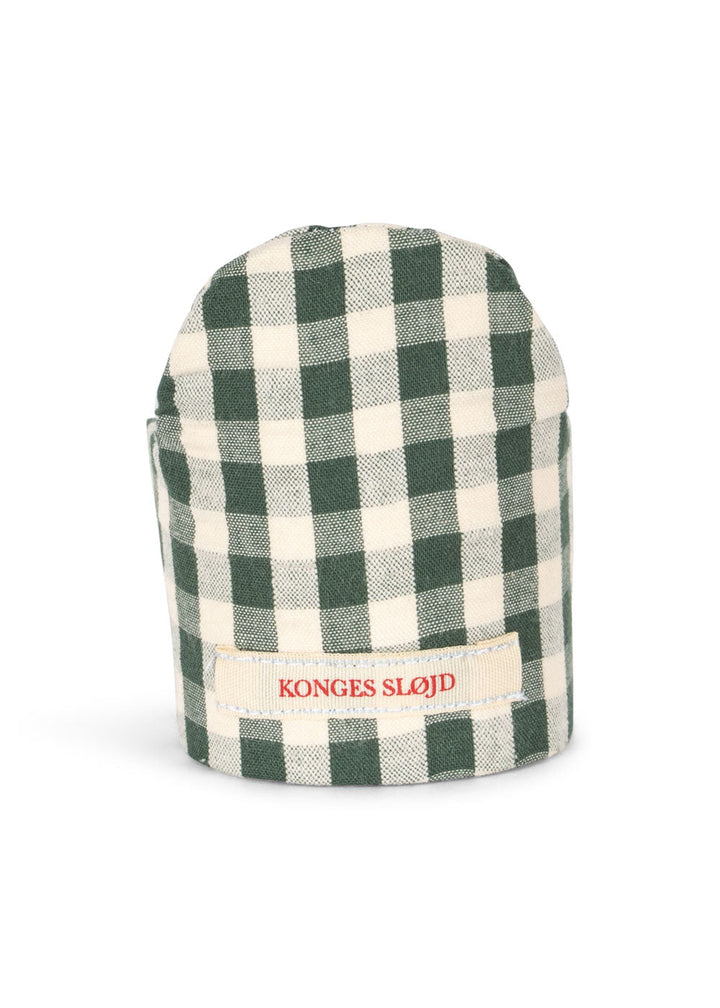 Konges Sloejd Kalle Tiny Teddy Green Check packshot