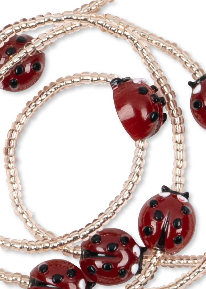 Konges Sløjd NECKLACE &amp; BRACELET 2PC ladybug