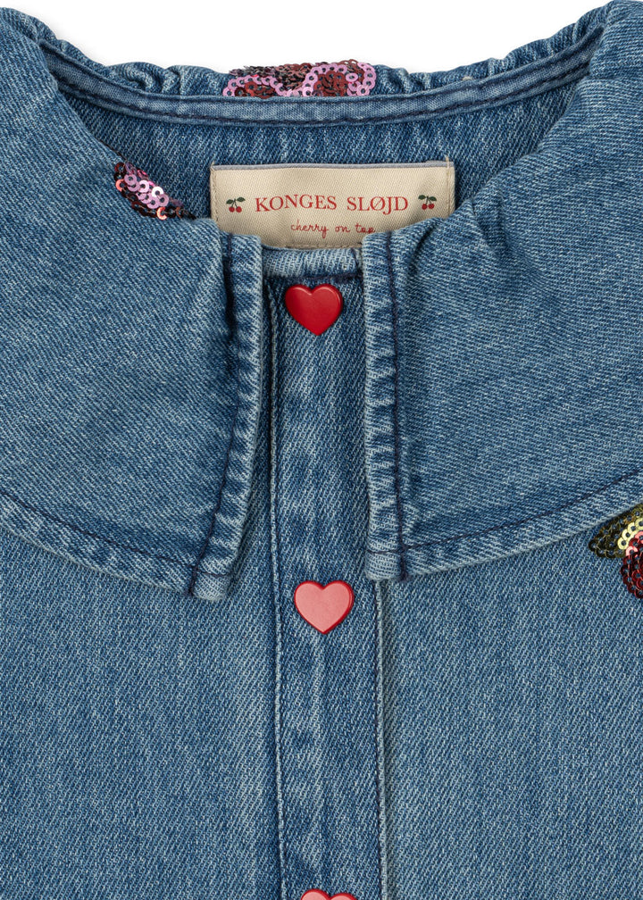 Konges Sløjd MAGOT SEQUIN DENIM SHIRT vitamins