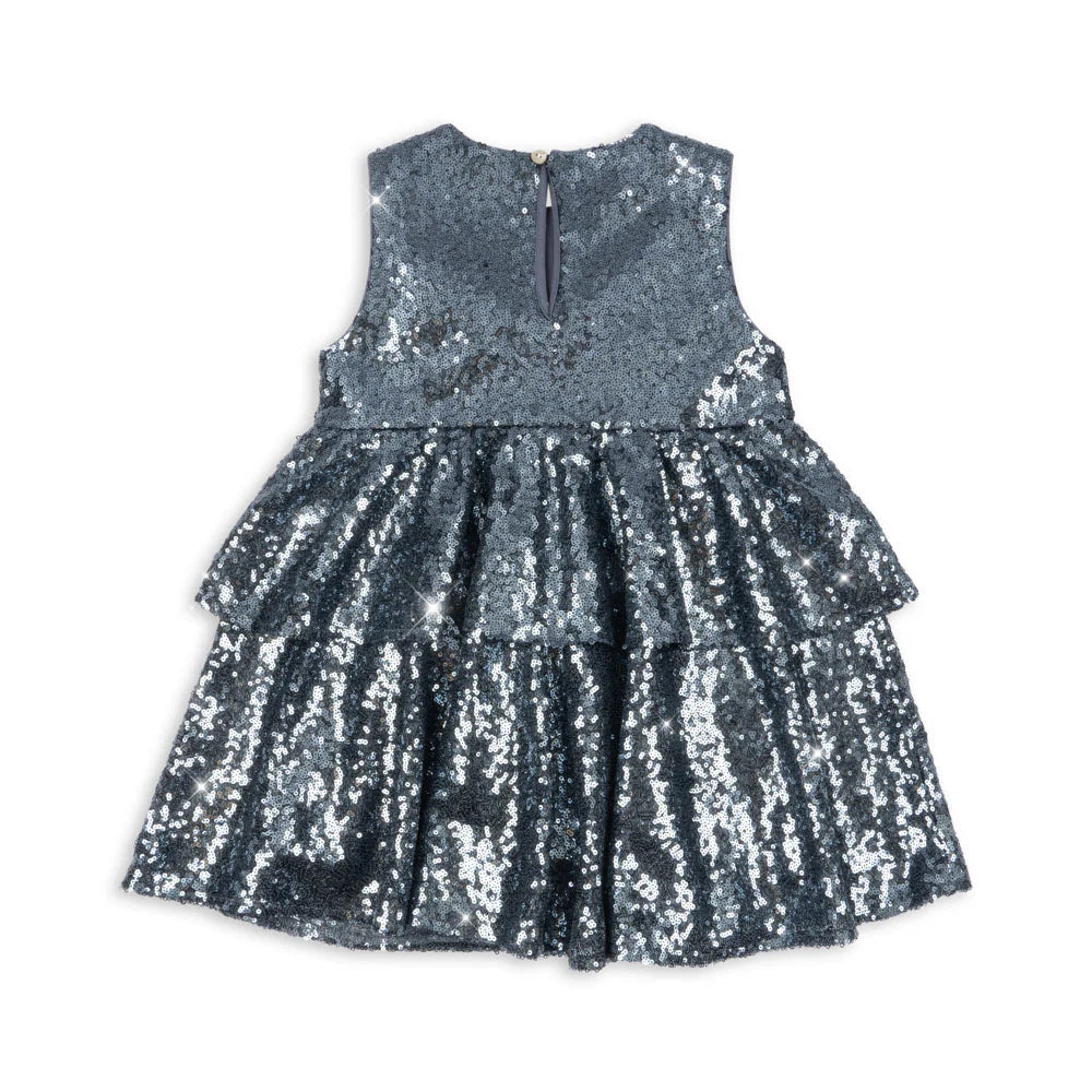 KONGES SLOJD ROSIE DRESS: BEL AIR BLUE