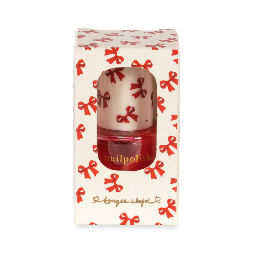 KONGES SLOJD TWINKLE PEEL OFF NAIL ART: RED