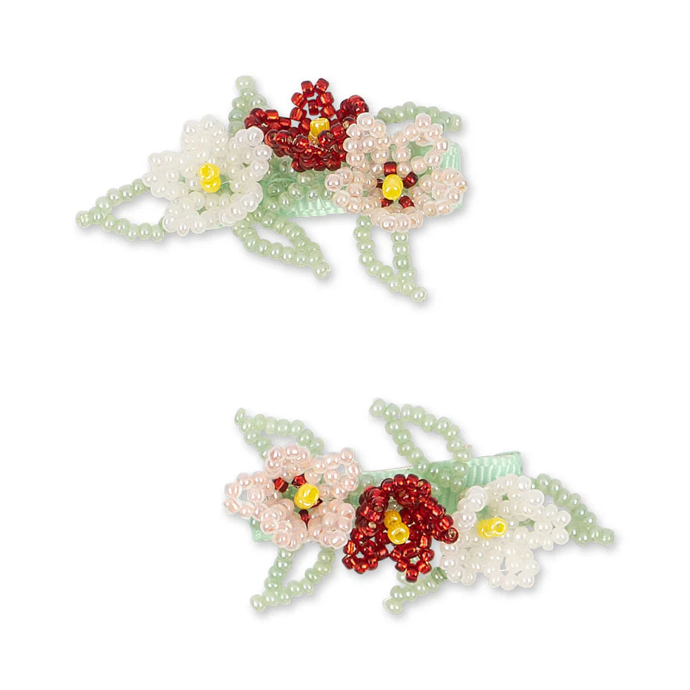 KONGES SLOJD FLOWER FIELD HAIR CLIPS 2PC
