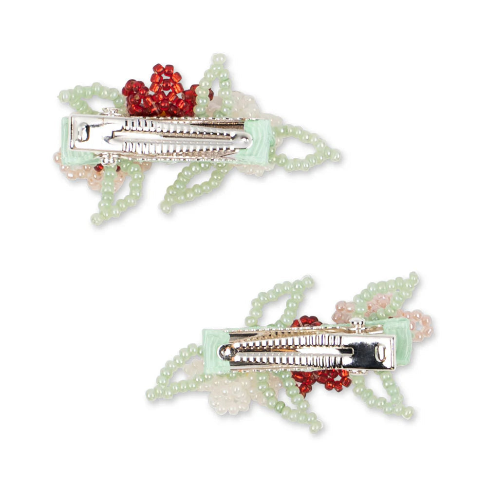 KONGES SLOJD FLOWER FIELD HAIR CLIPS 2PC