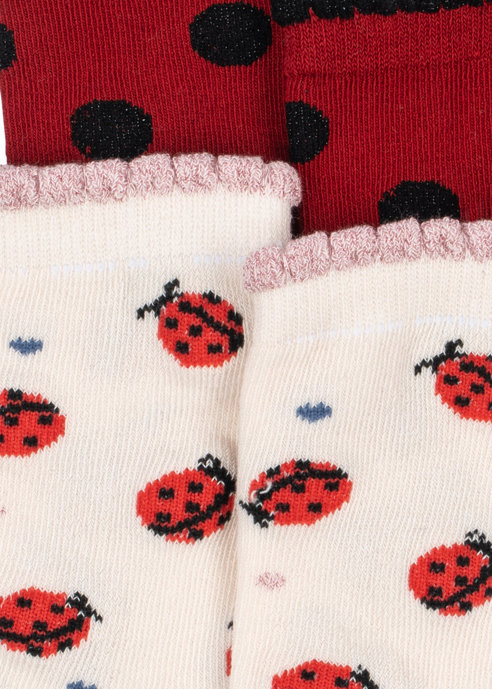 Konges Sløjd Ladybug Jacquard Socks 2pc - packshot