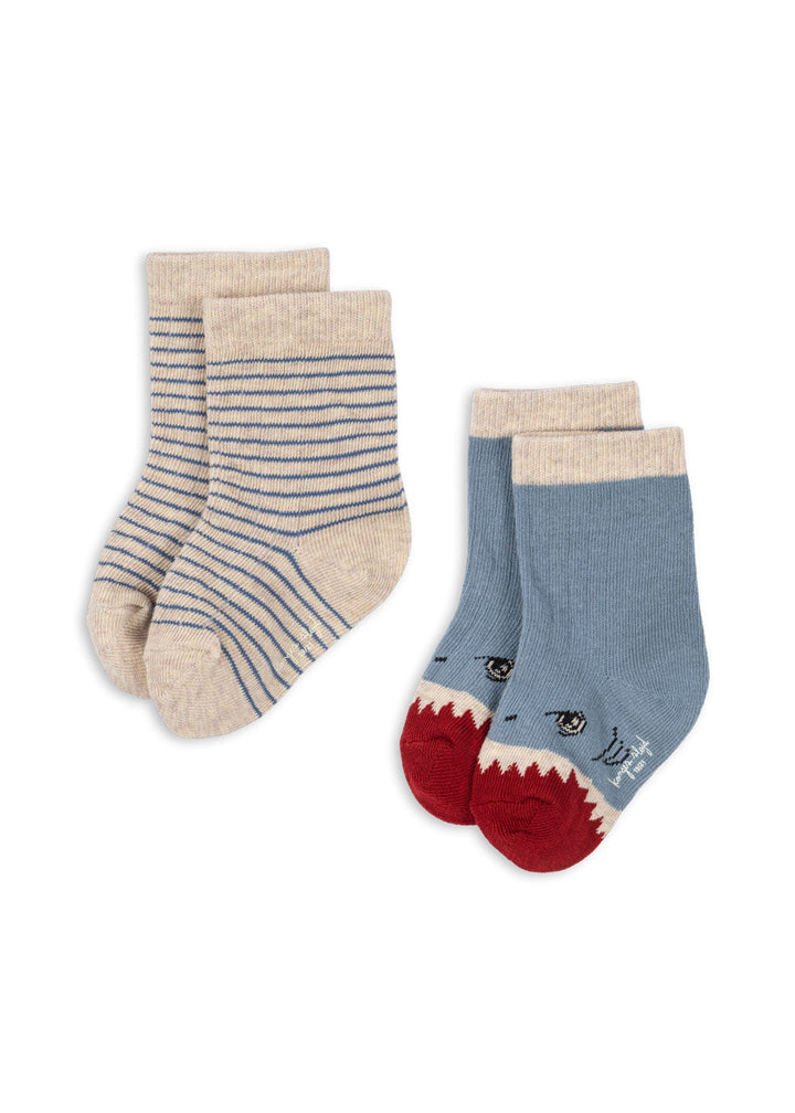 Konges Sløjd Shark Rib Socks 2pc - packshot