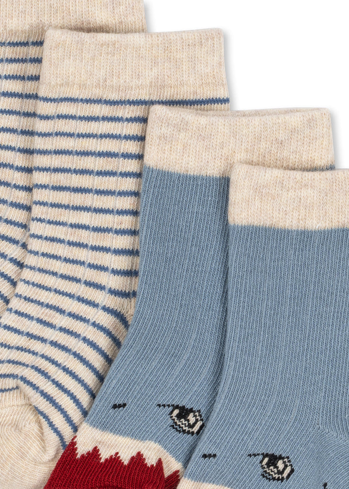 Konges Sløjd Shark Rib Socks 2pc - packshot
