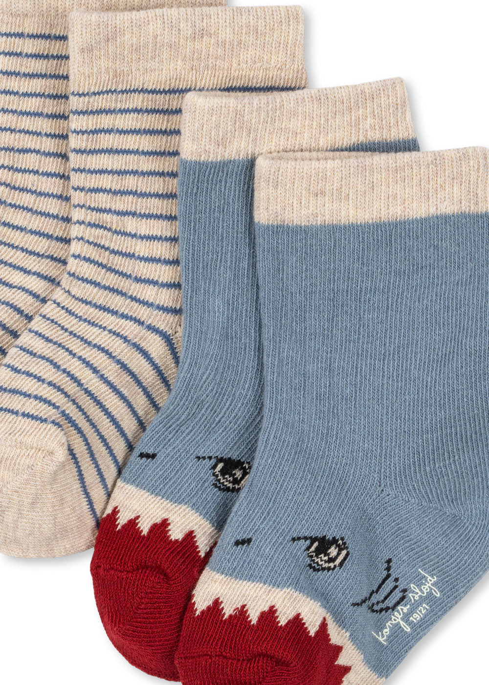 Konges Sløjd Shark Rib Socks 2pc - packshot