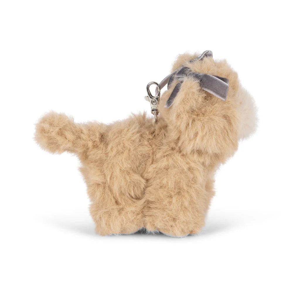 KONGES SLOJD BAG CHARM: BEIGE CAT