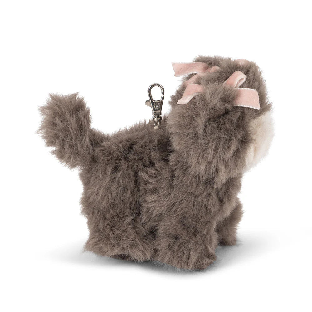 KONGES SLOJD BAG CHARM: GREY CAT