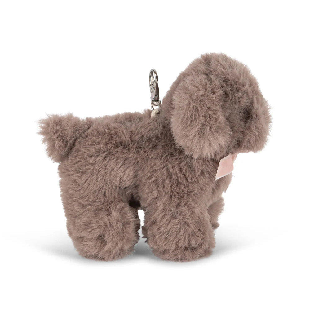 KONGES SLOJD BAG CHARM: BROWN PUPPY