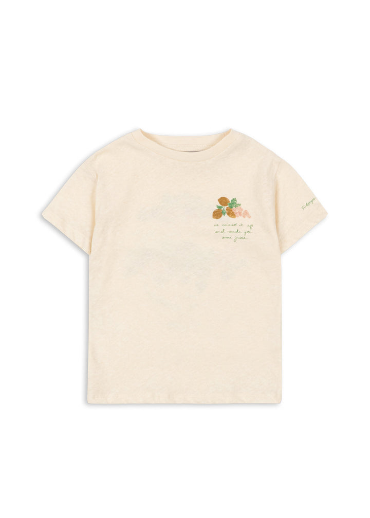 Konges Sløjd Era Tee Buttercream Juicy