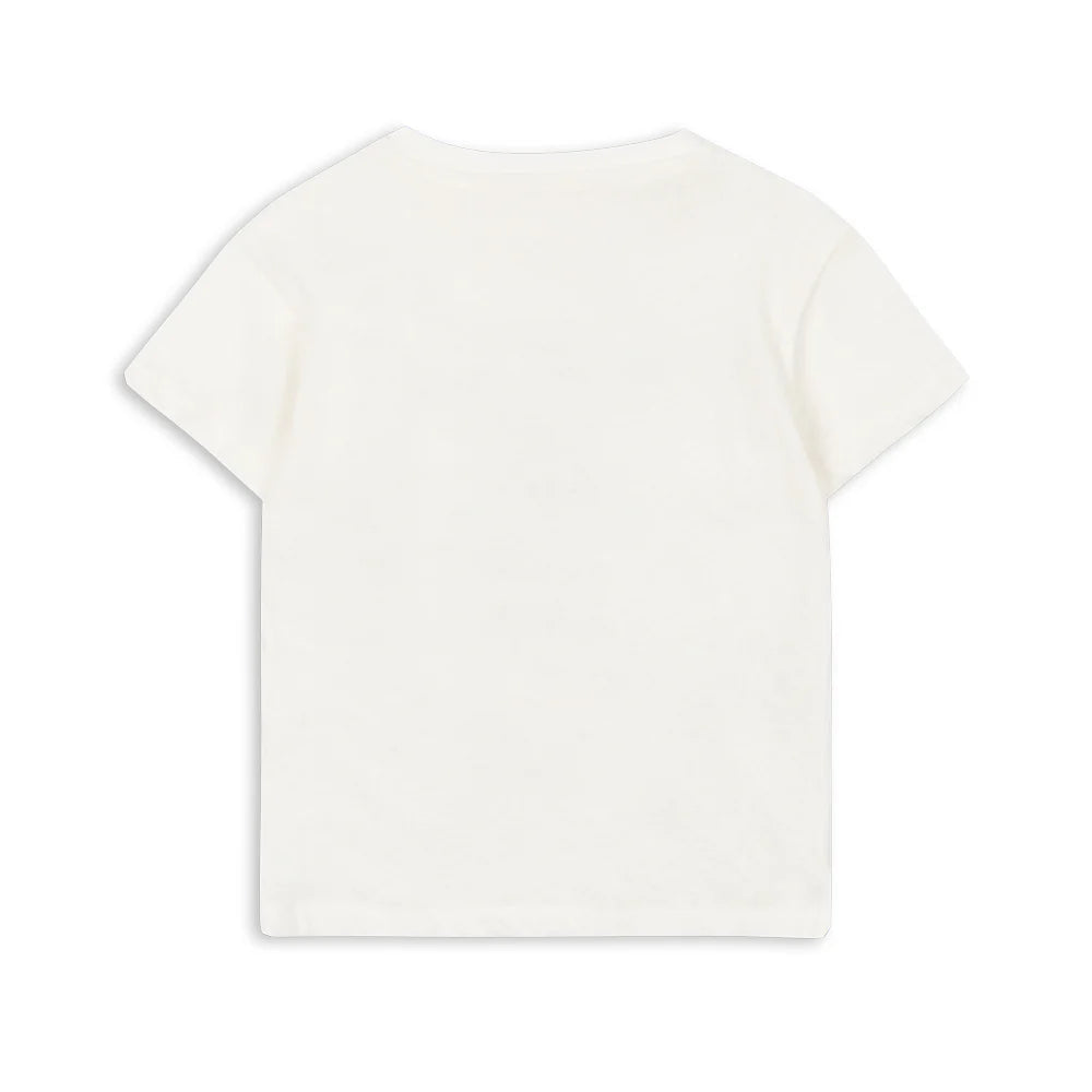 KONGES SLOJD ERA TEE: OFF WHITE / ON THE MENU