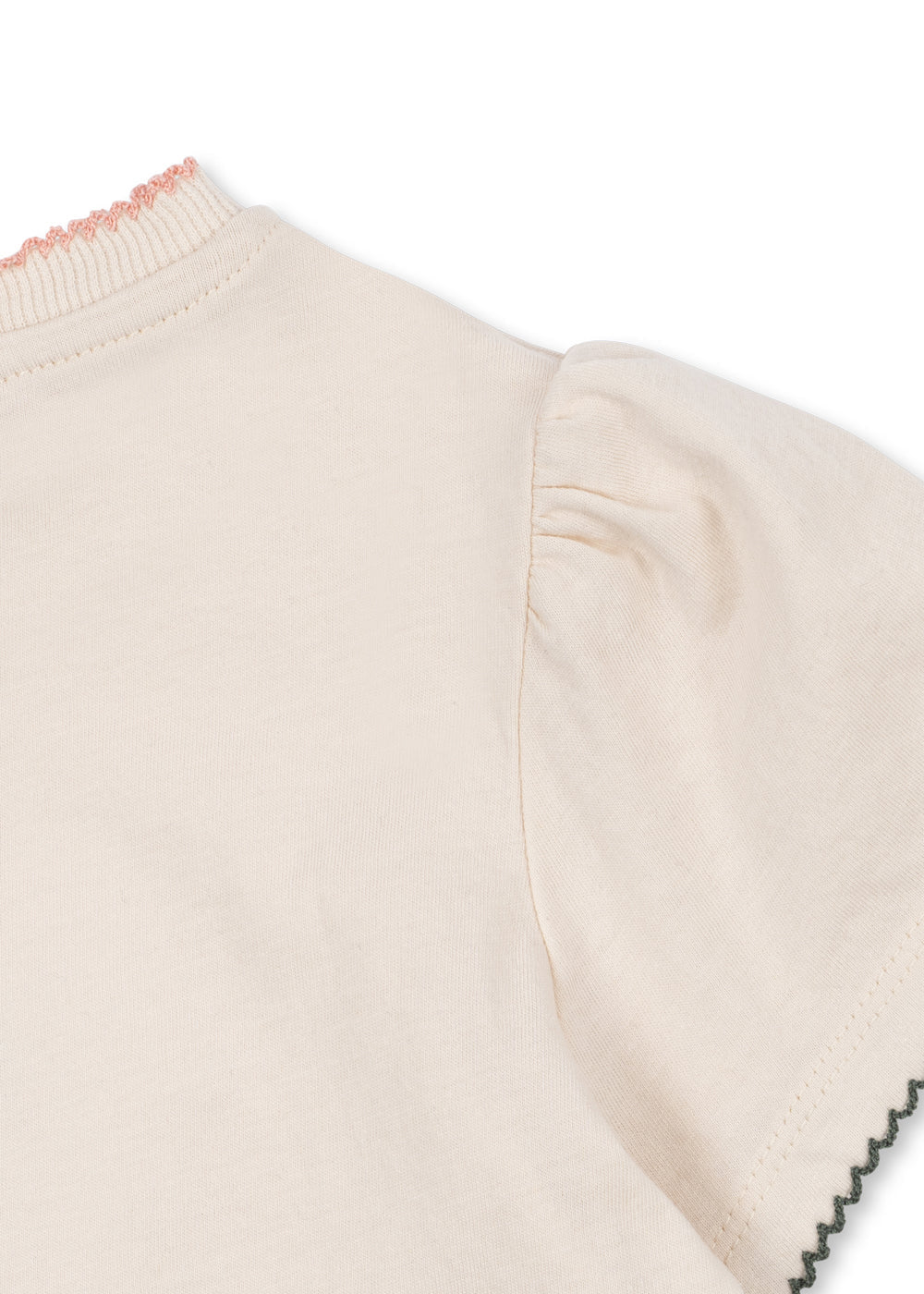 KONGES SLOJD FAMO PUFF TEE: BUTTERCREAM - packshot 3