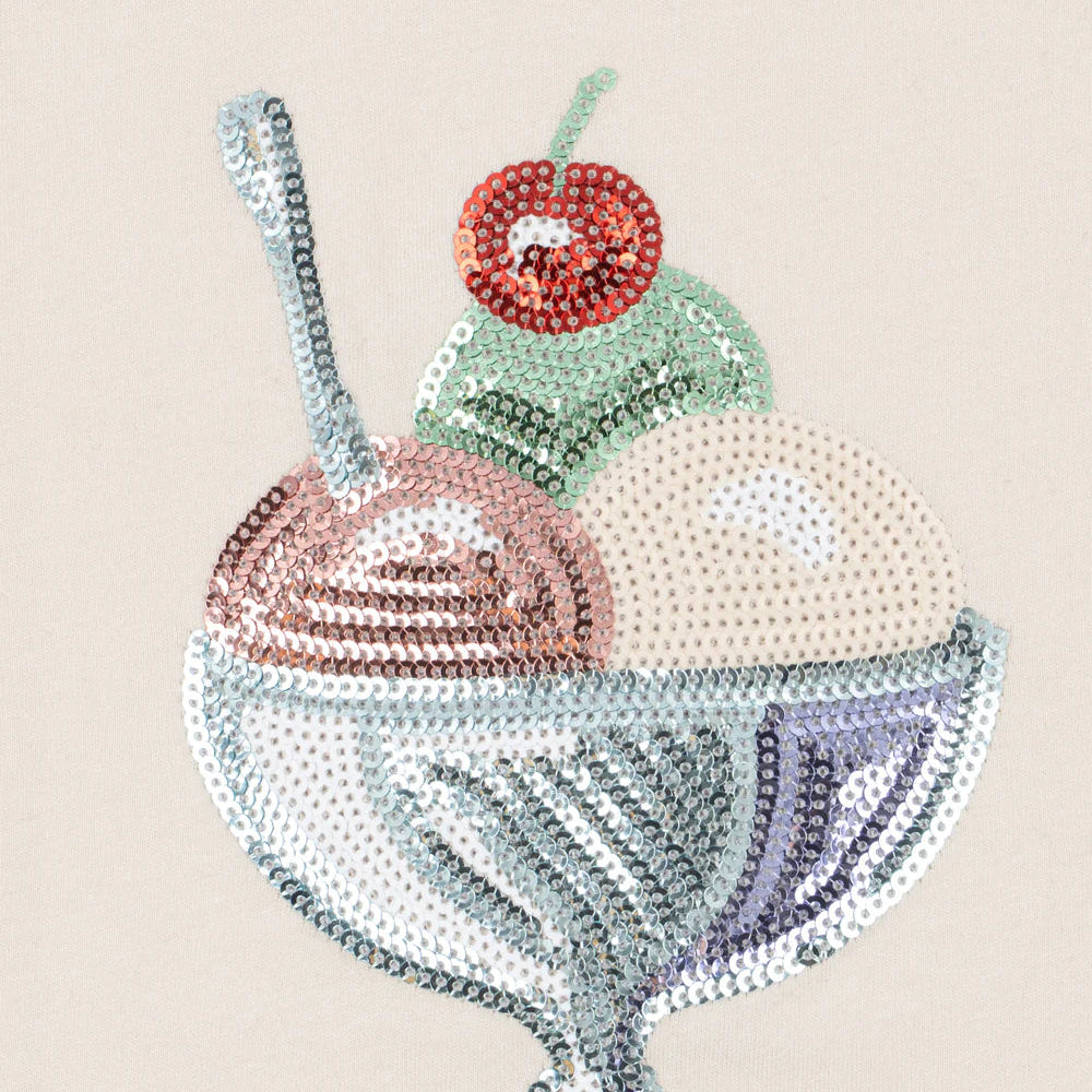 KONGES SLOJD FAMO PUFF TEE: BUTTERCREAM