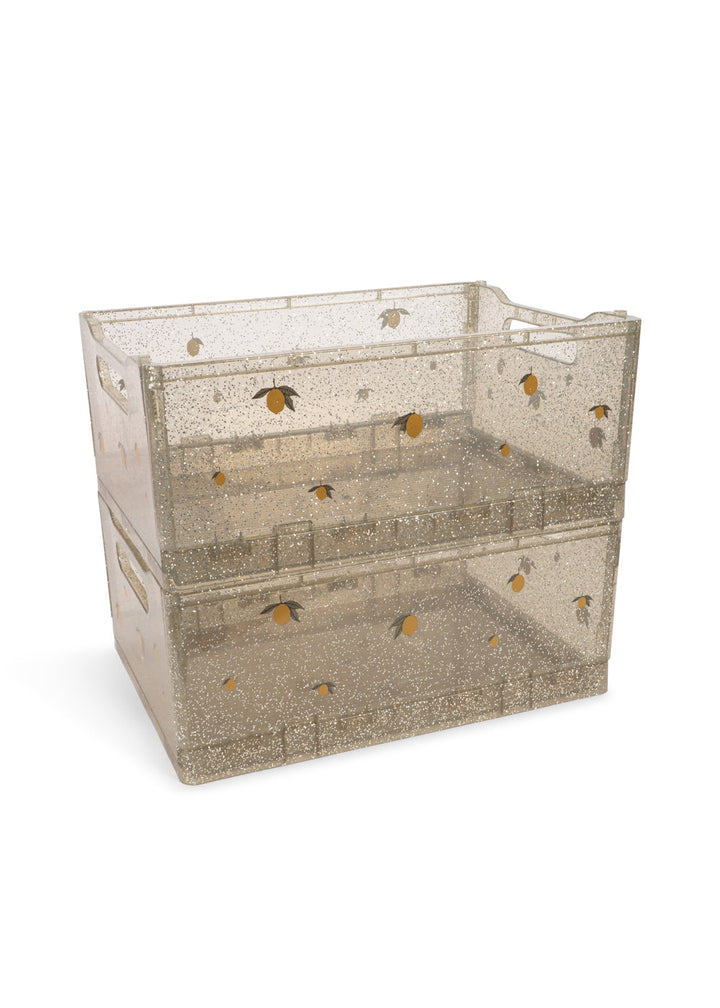 Konges Sløjd Glitter Storage Box 2pc Sparkling Blush