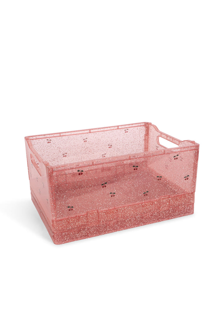 Konges Sløjd Glitter Storage Box 2pc Sparkling Blue