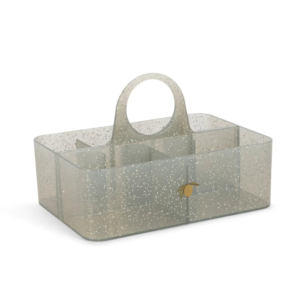 KONGES SLOJD GLITTER STORAGE ORGANISER: SPARKLING BLUE
