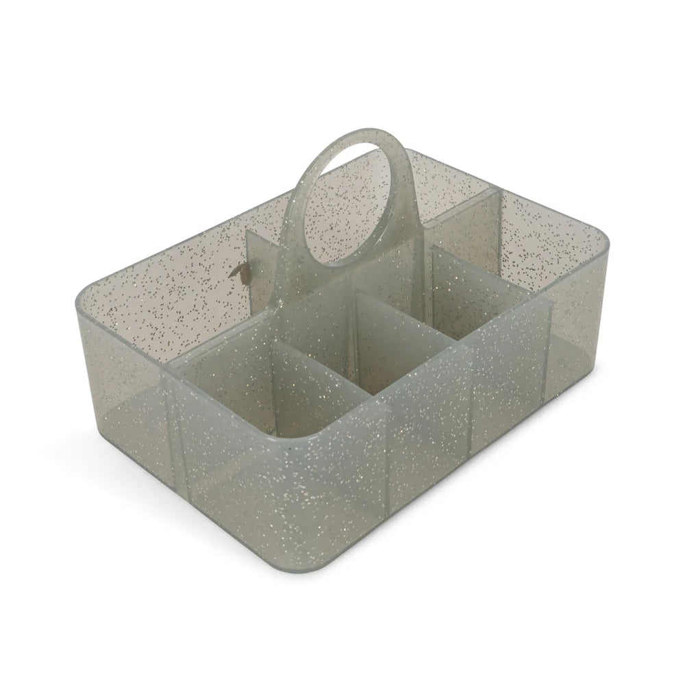 KONGES SLOJD GLITTER STORAGE ORGANISER: SPARKLING BLUE