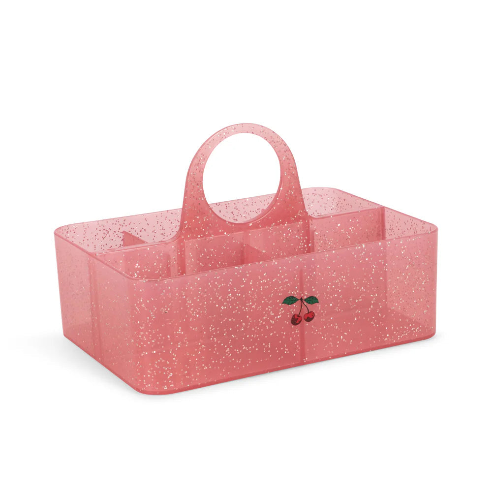 KONGES SLOJD GLITTER STORAGE ORGANISER: SPARKLING BLUSH