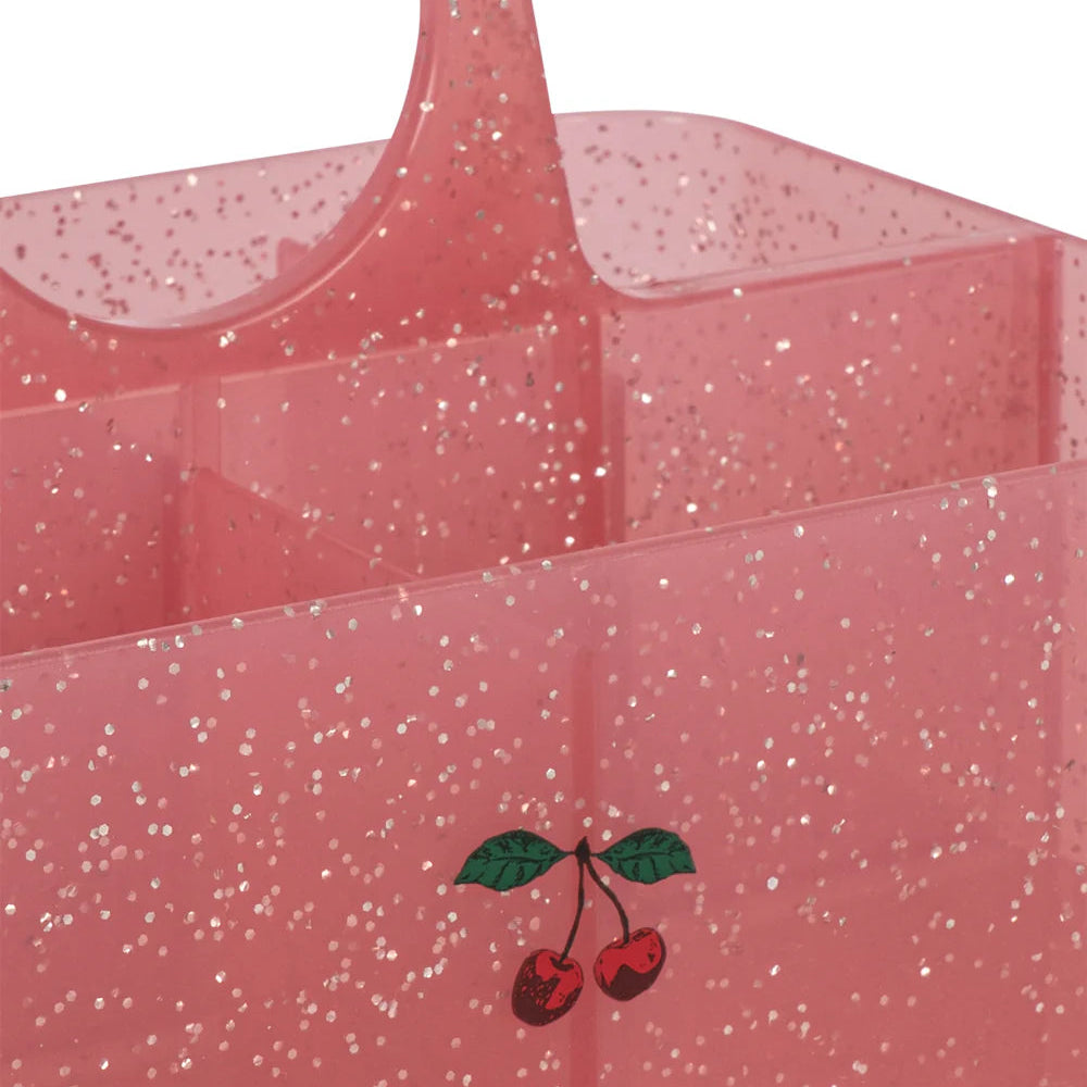 KONGES SLOJD GLITTER STORAGE ORGANISER: SPARKLING BLUSH
