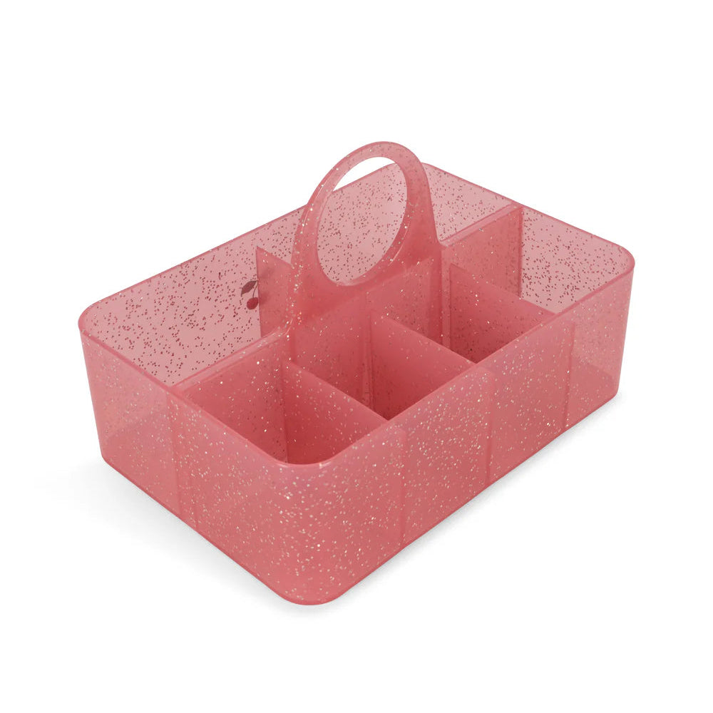 KONGES SLOJD GLITTER STORAGE ORGANISER: SPARKLING BLUSH