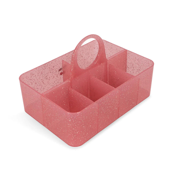 KONGES SLOJD GLITTER STORAGE ORGANISER: SPARKLING BLUSH