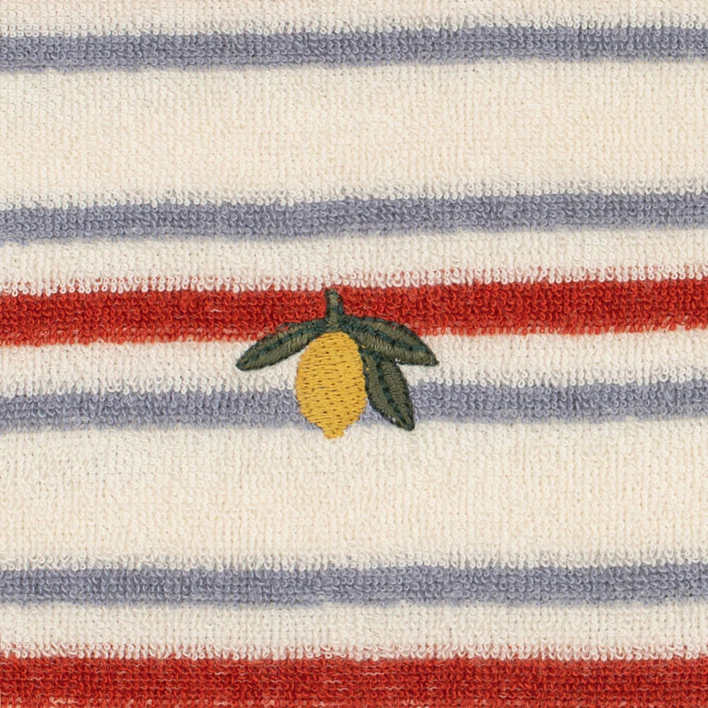 KONGES SLOJD ITTY RIB SWEAT SHIRT: STRIPE WINDS