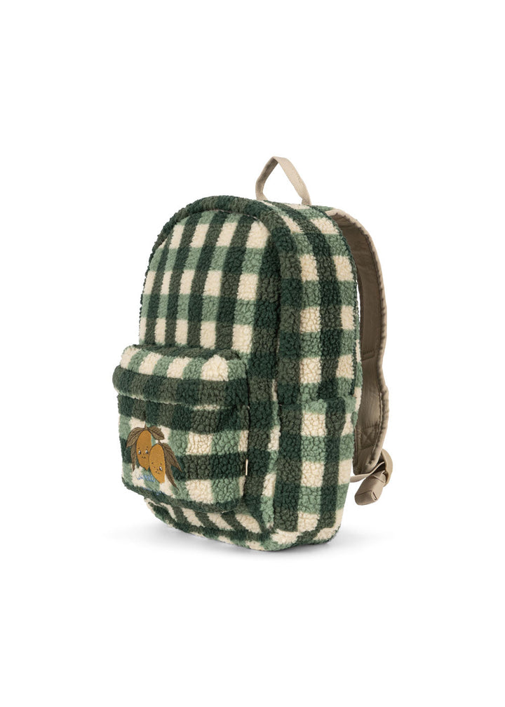 Konges Sløjd Jody Teddy Backpack Green Check