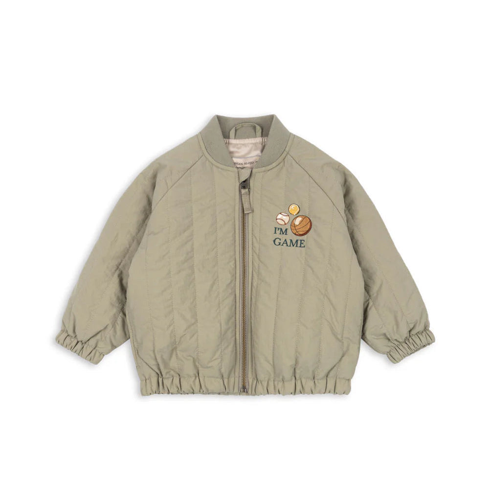 Konges Sløjd Juno Bomber Jacket Laurel Oak - kids thermo bomber jacket